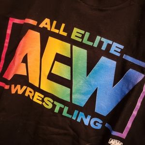 AEW Pride logo tee